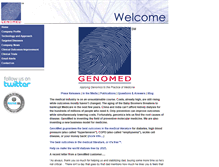 Tablet Screenshot of genomed.com